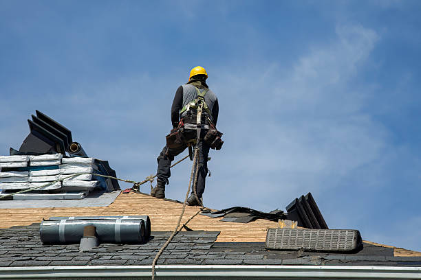 Professional Roof Installation technician working in Proctor, VT